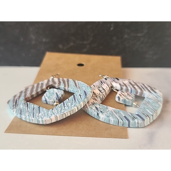 Polymer Clay Dangling Earrings New - Picture 5 of 10